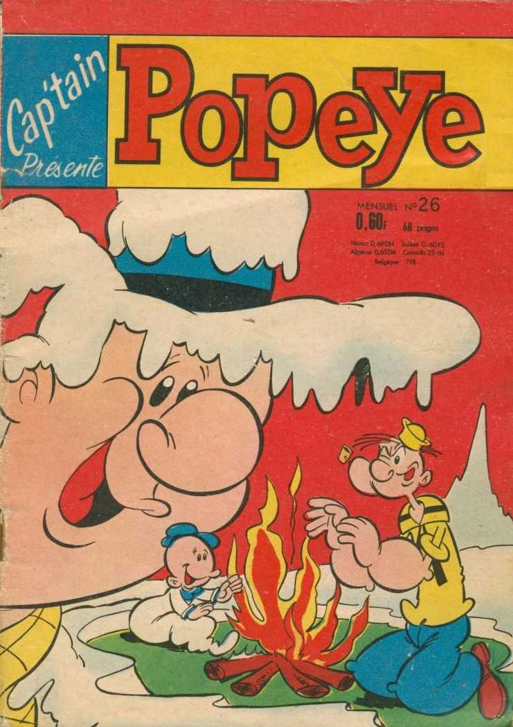 Scan de la Couverture Cap'tain Popeye n 26